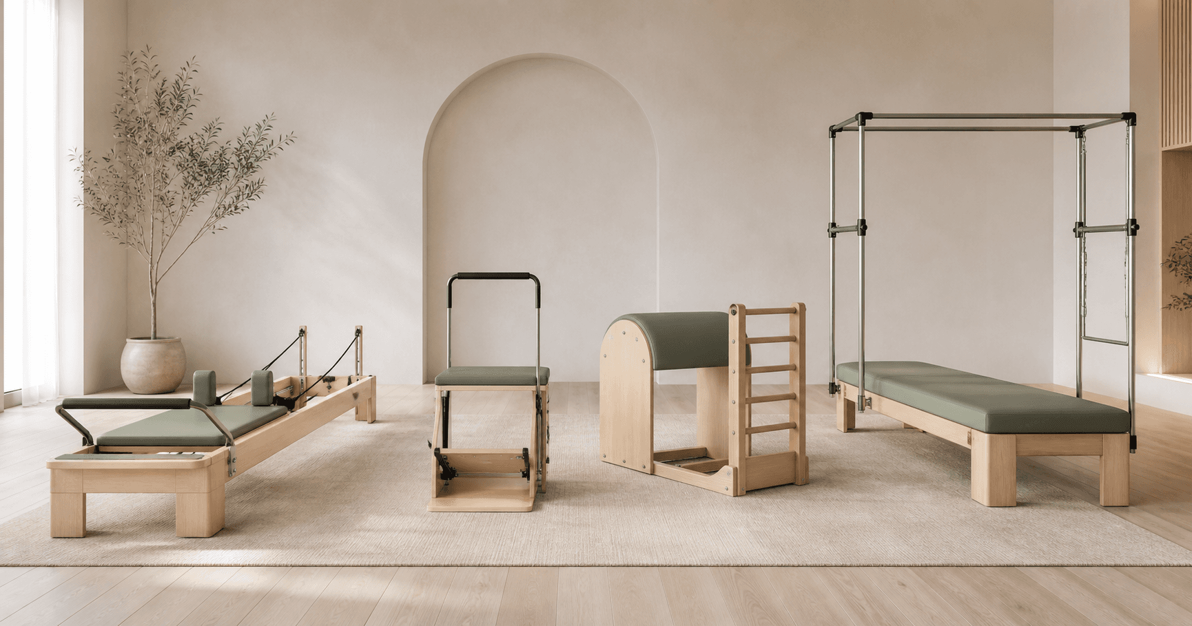 「マシンピラティスの器具の種類｜特徴と見分け方」の記事アイキャッチ