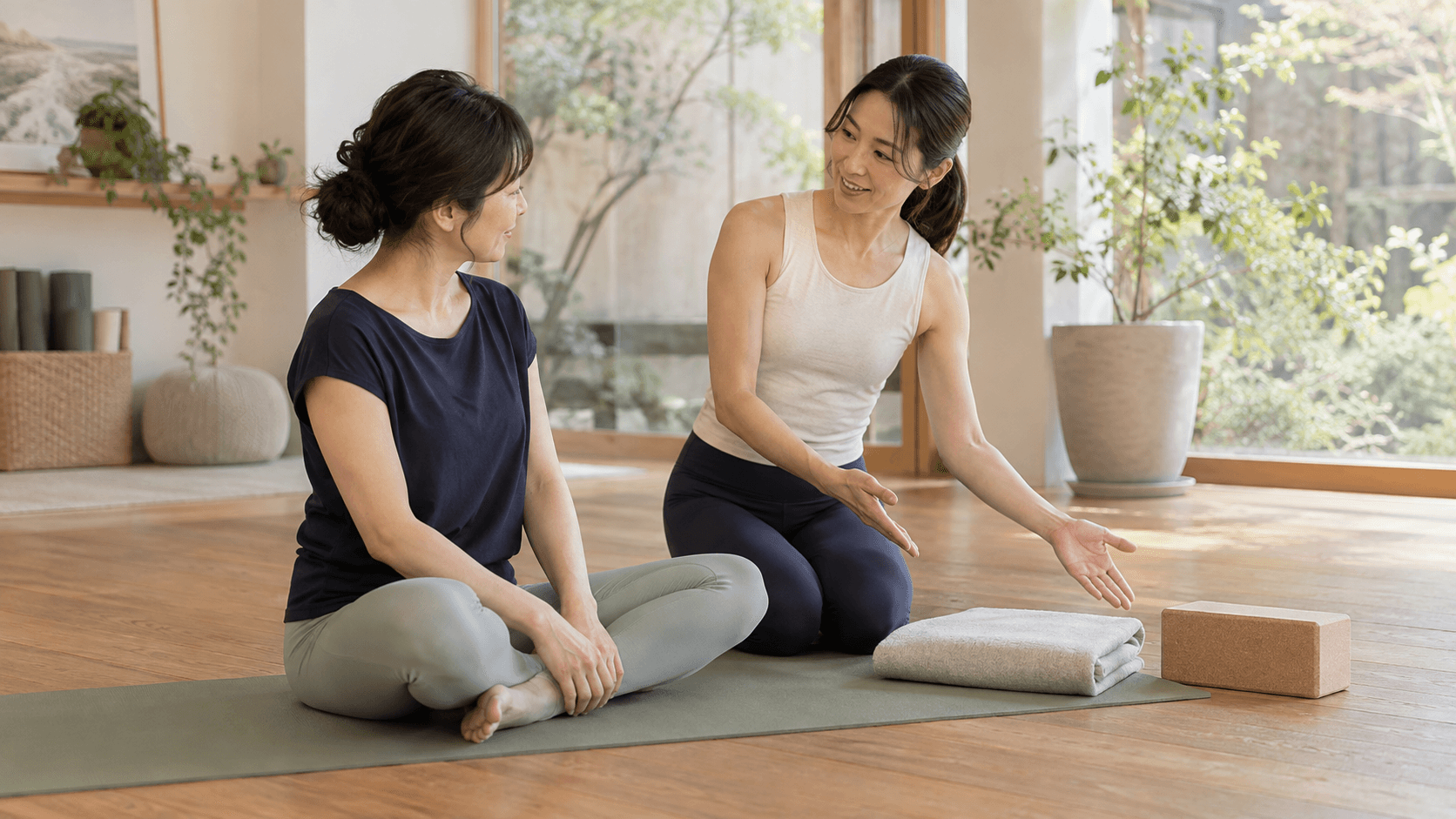 「ピラティスの難易度調整｜難しい動きを分けて教えるには」の記事アイキャッチ
